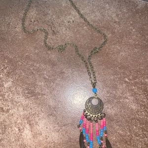 Dream catcher necklace